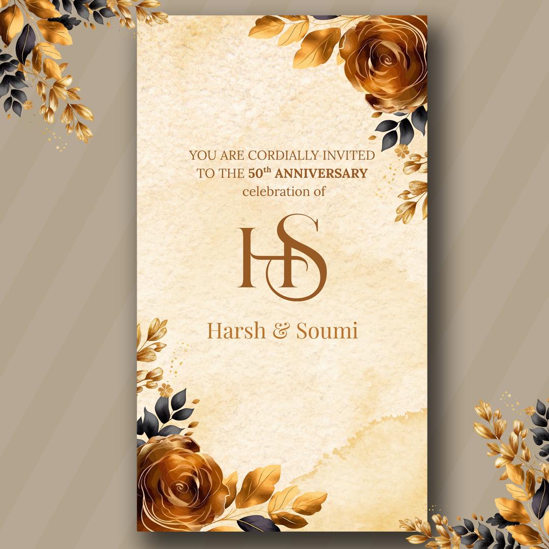 Verdant Vows Anniversary Card