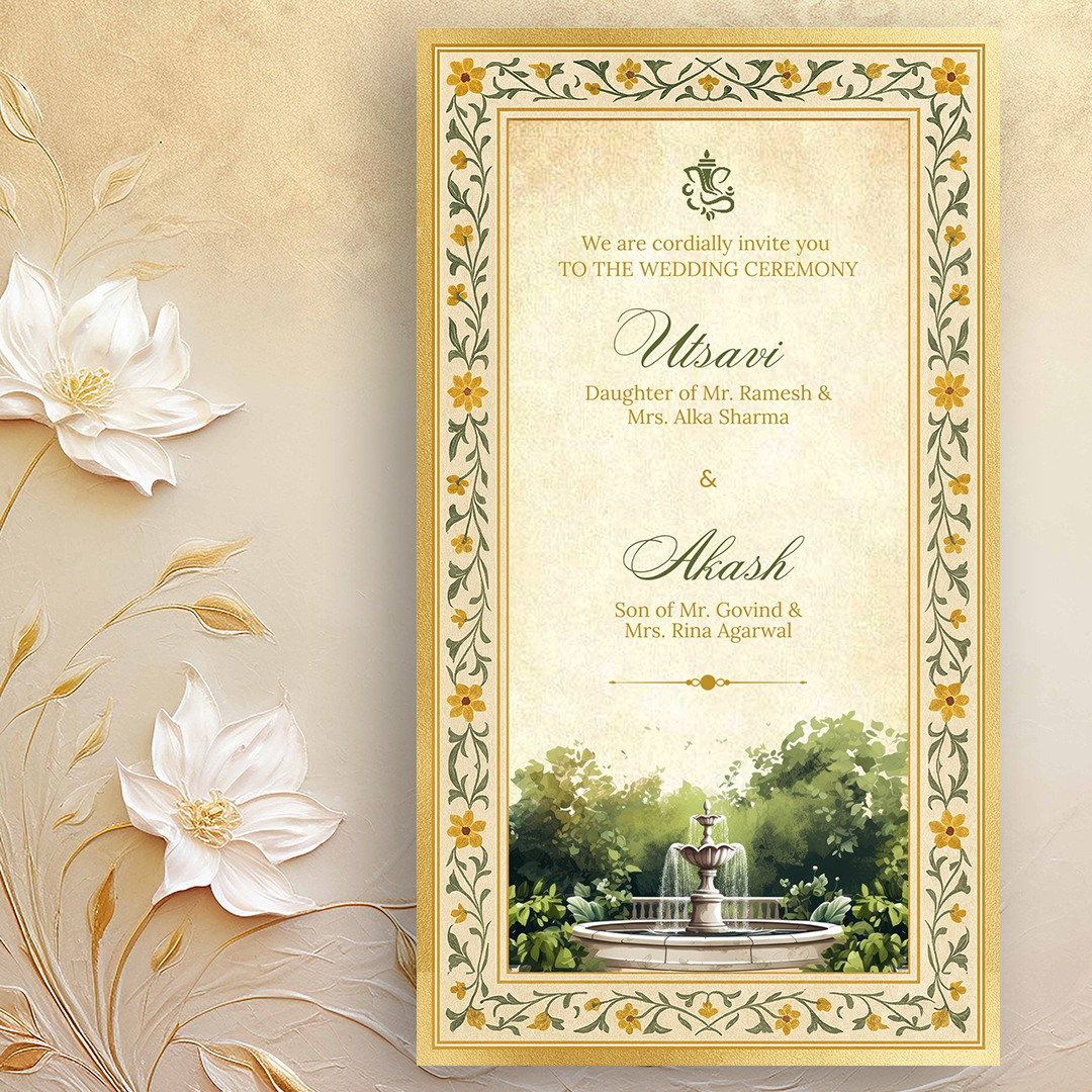 Sikh wedding invitation