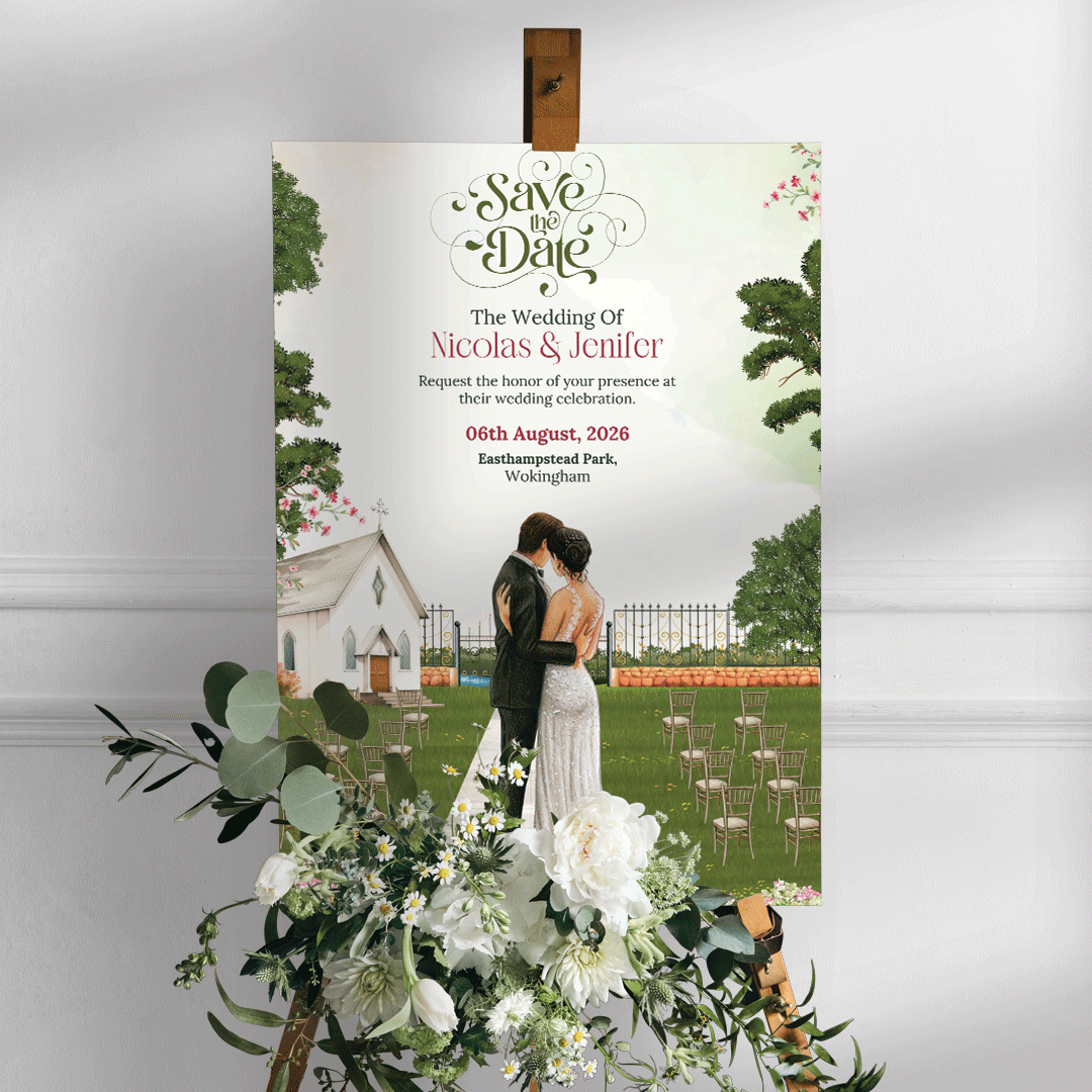 Christian Church Save the Date Digital Card