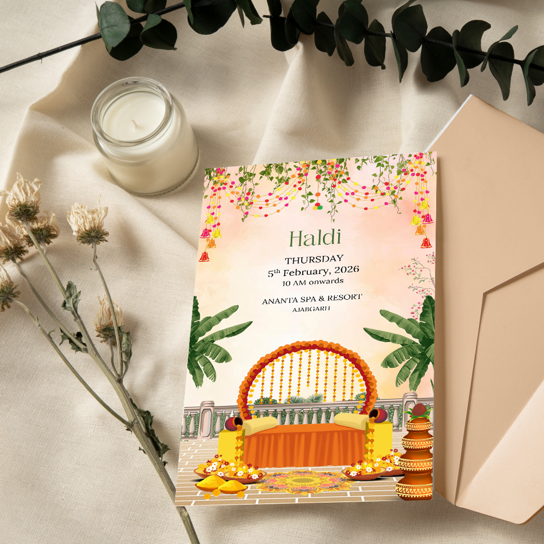 Palace wedding invitation cards
