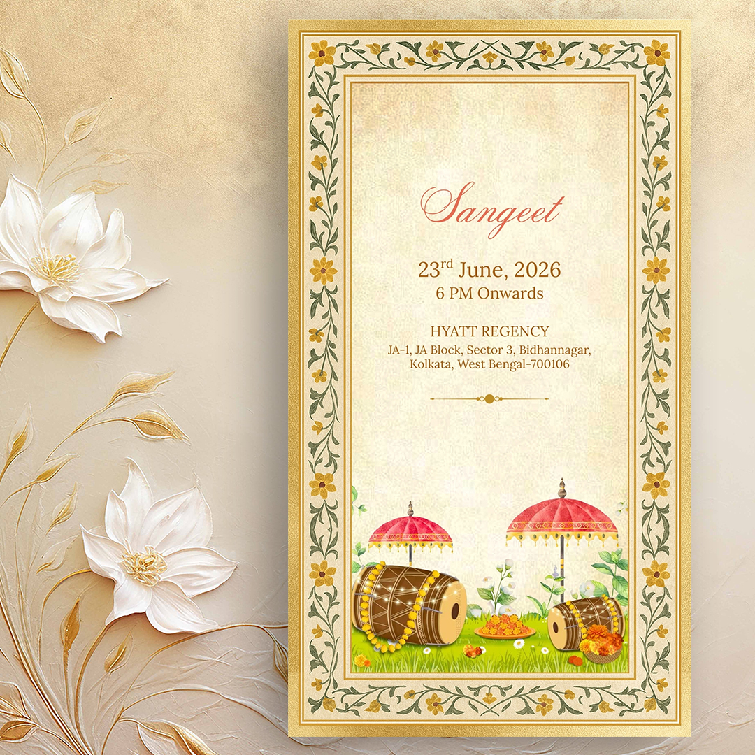 Sikh wedding invitation