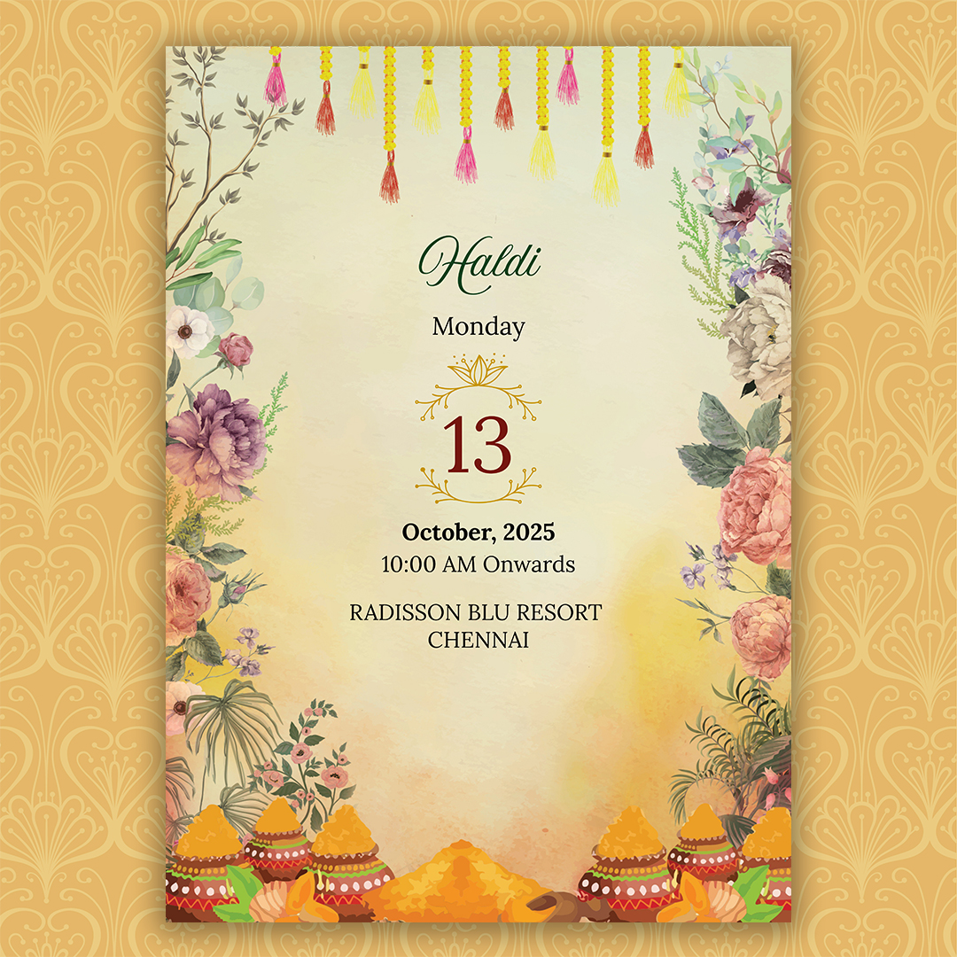 Elegant Pastel Wedding Invitation