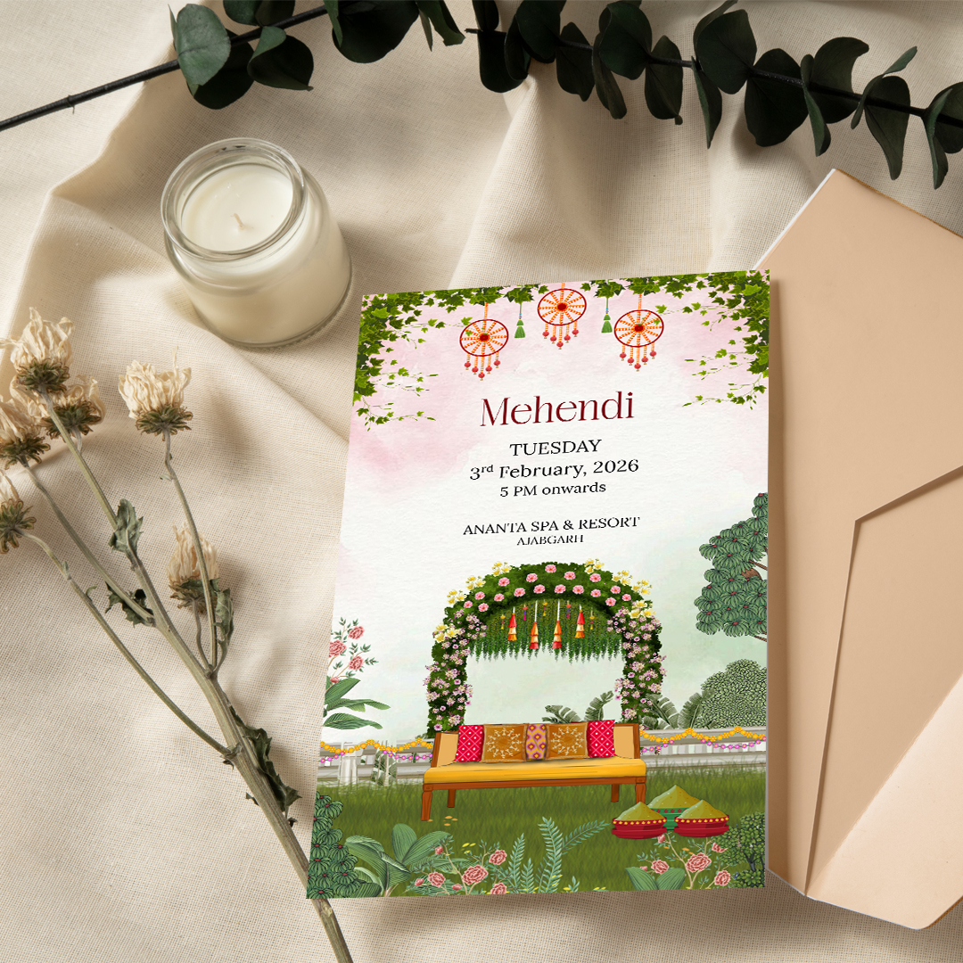 Palace wedding invitation cards