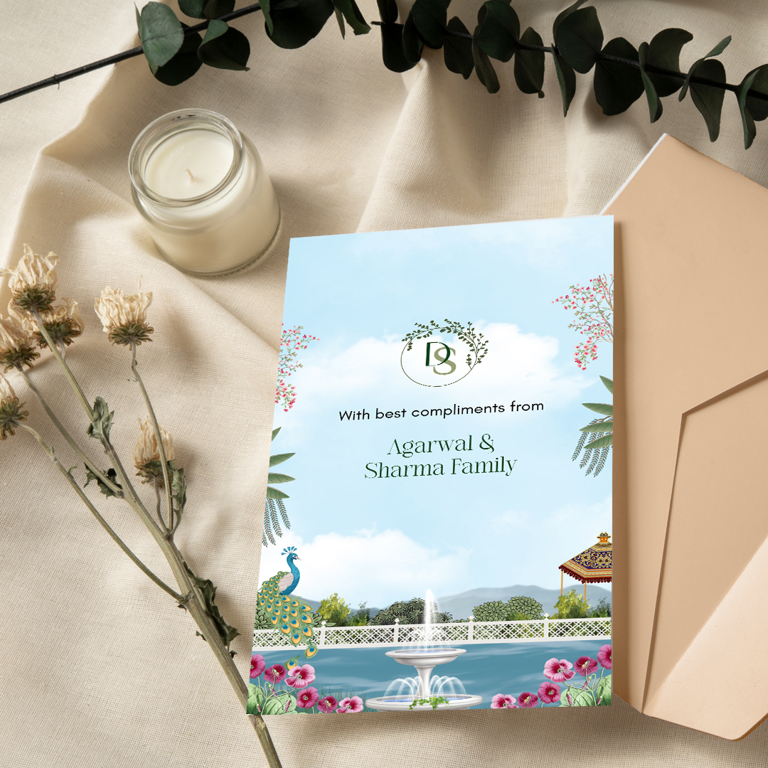 Palace wedding invitation cards