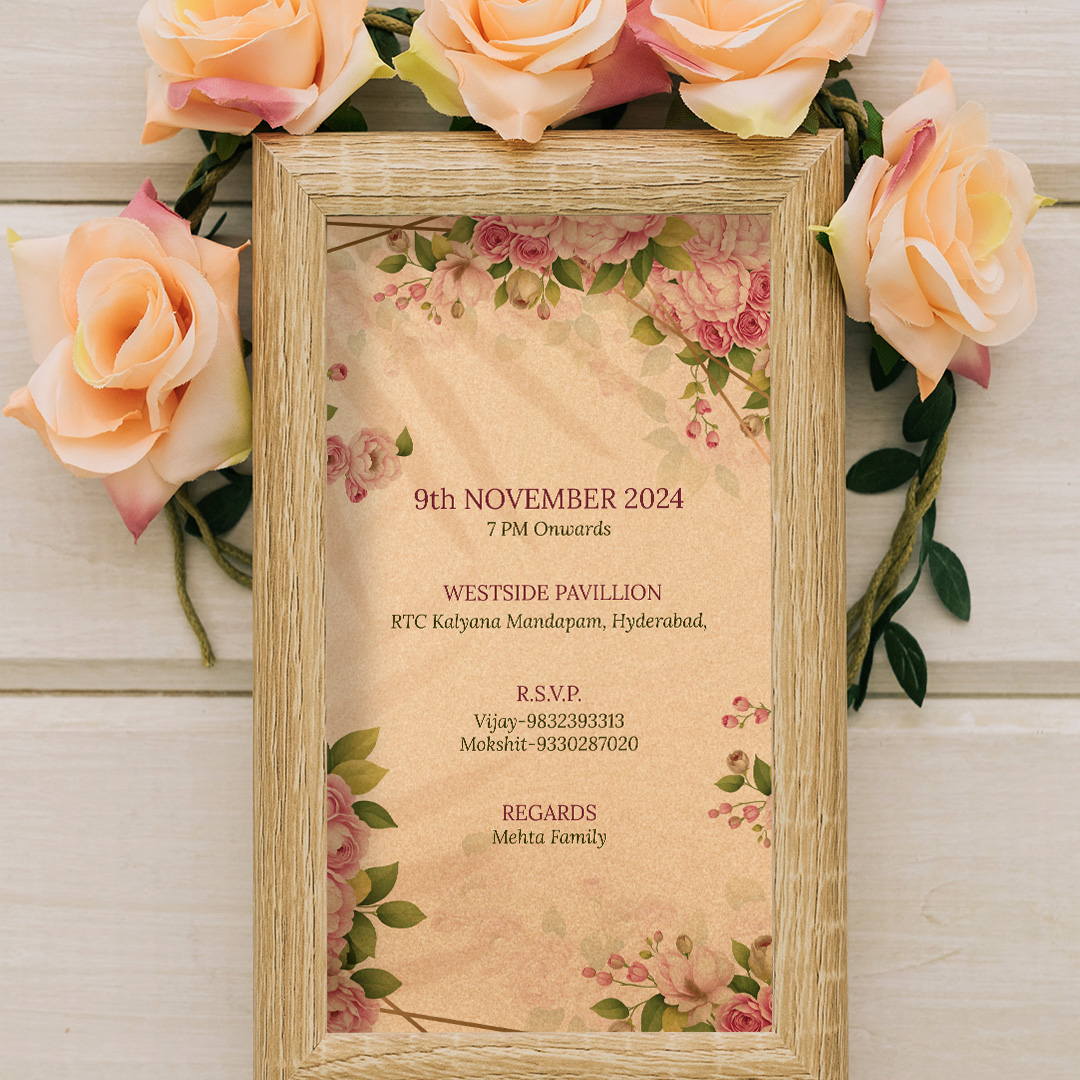 Golden Jubilee 50th Anniversary Invitation