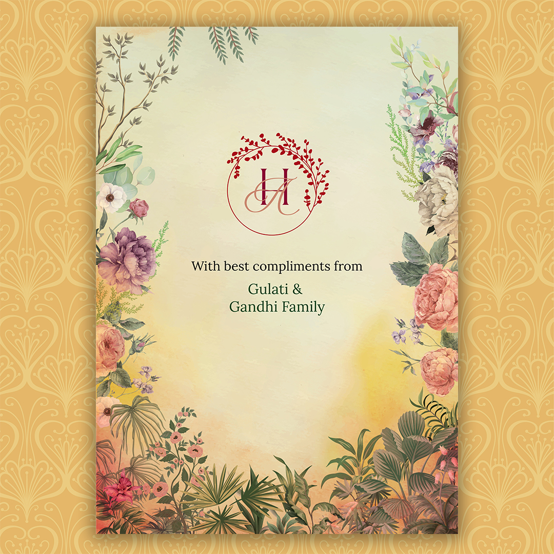 Elegant Pastel Wedding Invitation