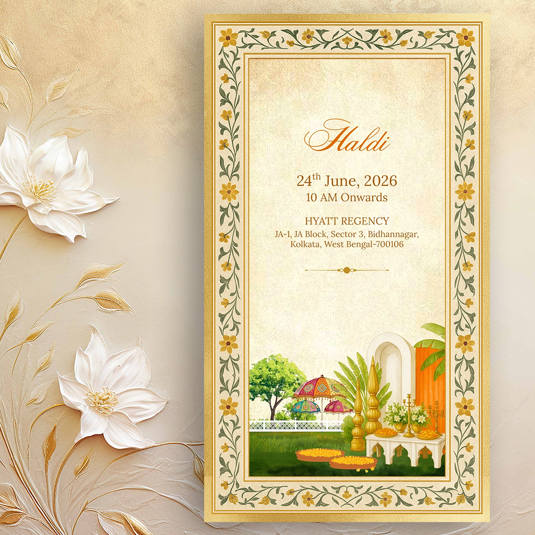 Sikh wedding invitation