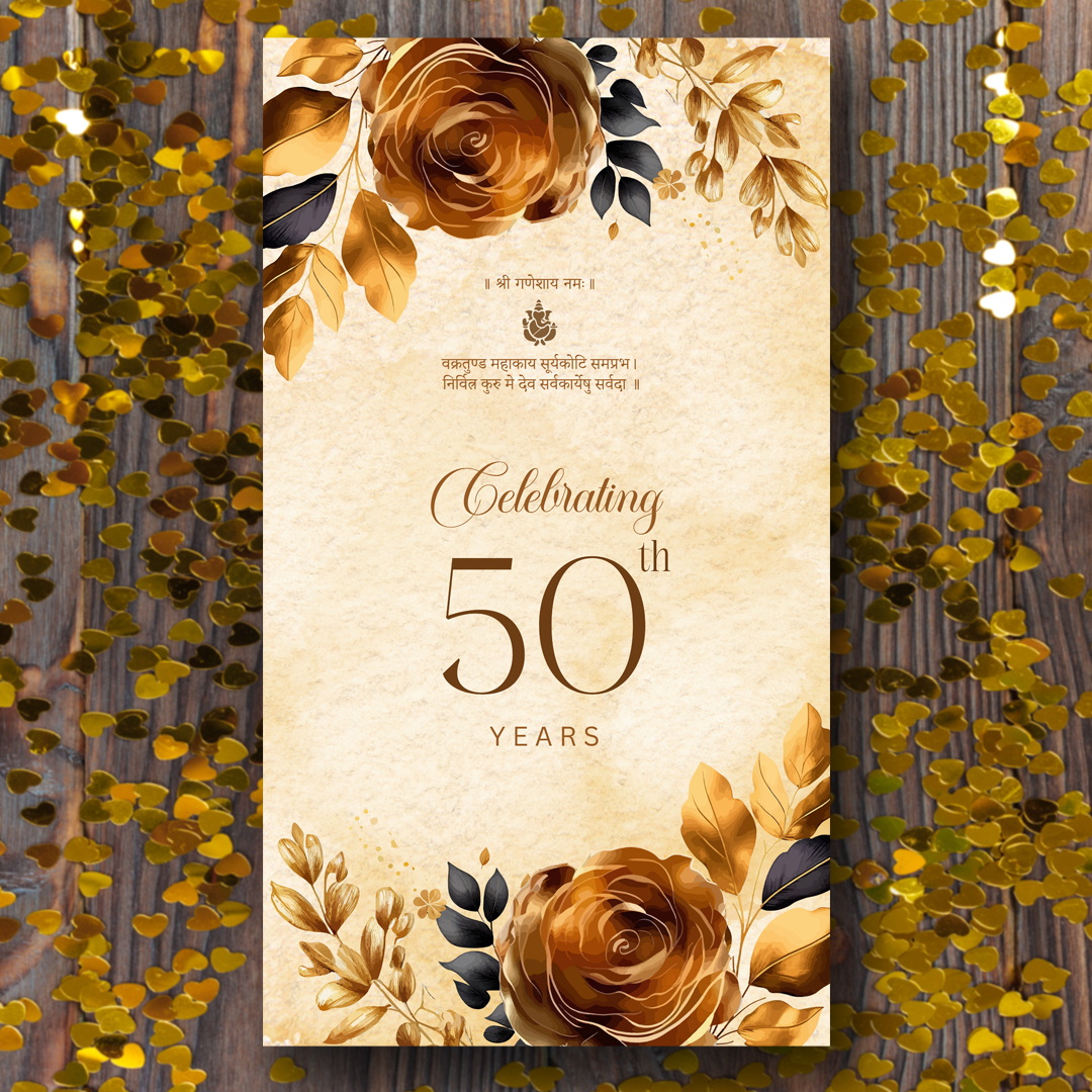 Verdant Vows Anniversary Card