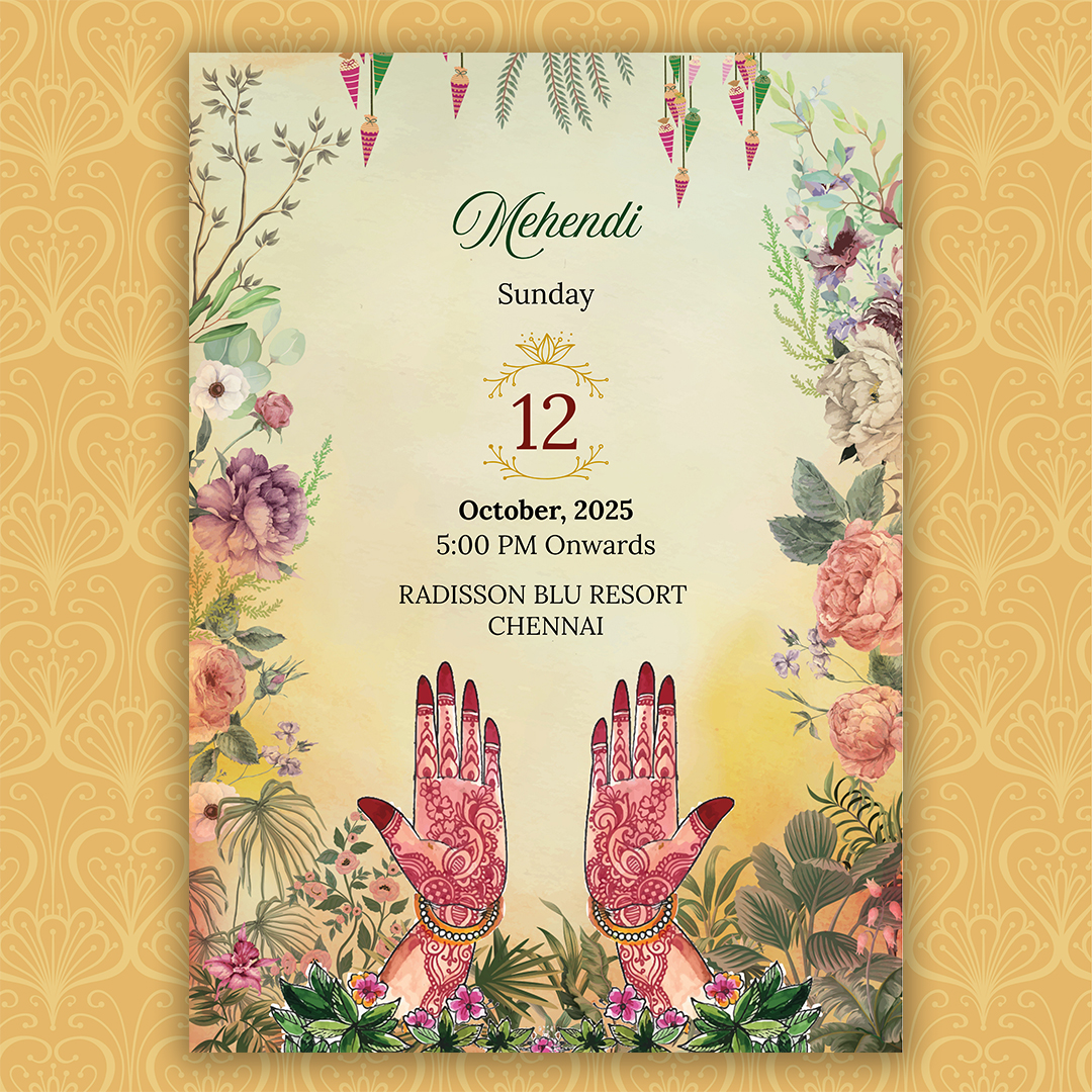 Elegant Pastel Wedding Invitation