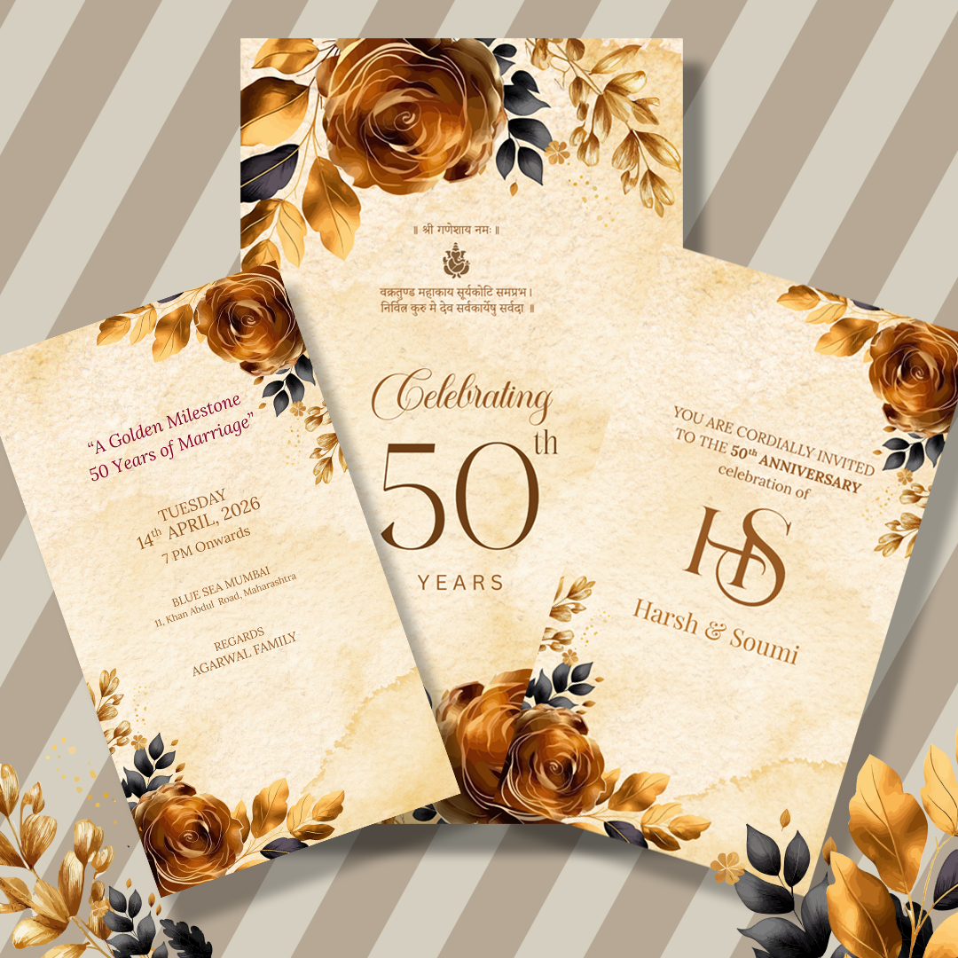 Verdant Vows Anniversary Card